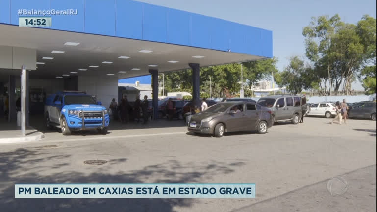 Vídeo: Estado de saúde de PM baleado em Caxias é grave