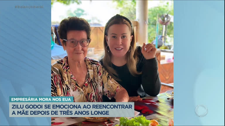 Vídeo: Zilu Camargo visita a mãe após três anos sem vê-la