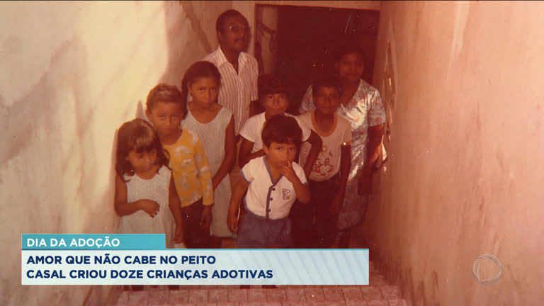 Vídeo: Casal de Itanhaém criou 12 filhos adotivos