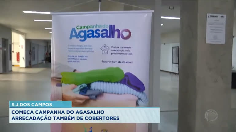 Vídeo: São José dos Campos inicia campanha do agasalho
