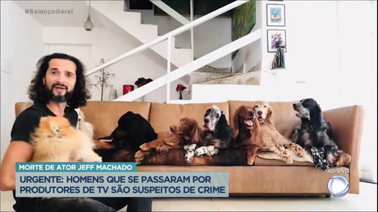 Vídeo: Cães abandonados ajudaram a desvendar sumiço do ator Jeff Machado