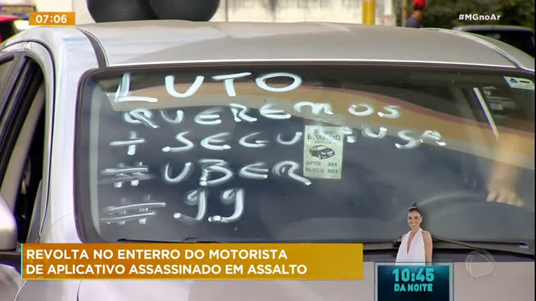 Vídeo: Motoristas de aplicativo fazem carreata em repúdio a morte de trabalhador em Ribeirão das Neves (MG)