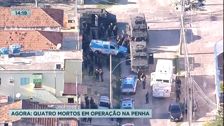 Vídeo: Segundo dia de operação da Polícia Militar no Complexo da Penha deixa quatro mortos no Rio
