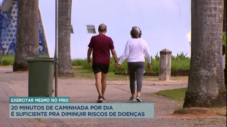 Vídeo: Caminhada de 20 minutos por dia é suficiente para diminuir riscos de doenças