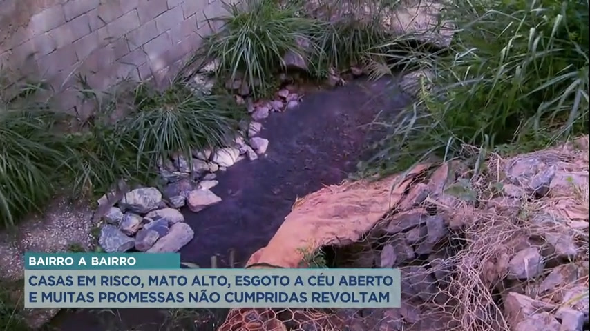 Vídeo: Bairro a Bairro: moradores da Vila Biquinhas denunciam casas em risco e esgoto a céu aberto