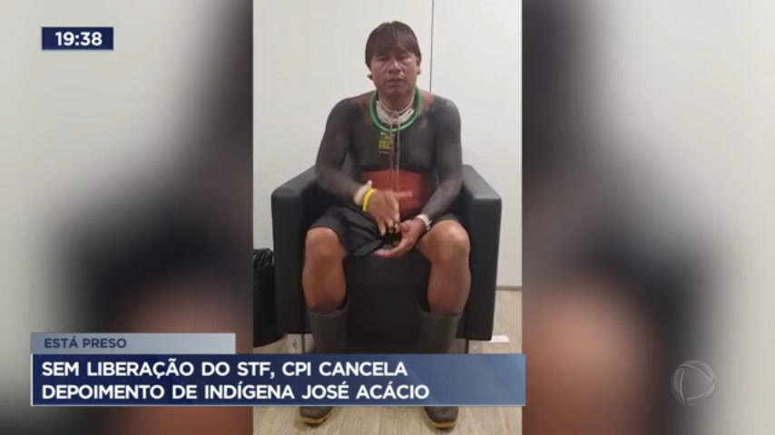 Vídeo: Sem liberação do STF, CPI cancela depoimento de indígena José Acácio