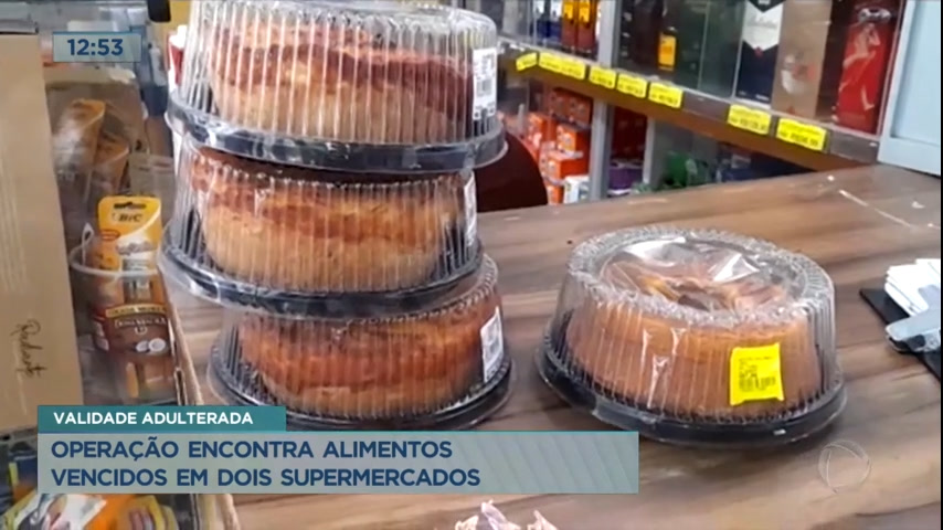 Vídeo: Operação encontra alimentos vencidos em dois supermercados