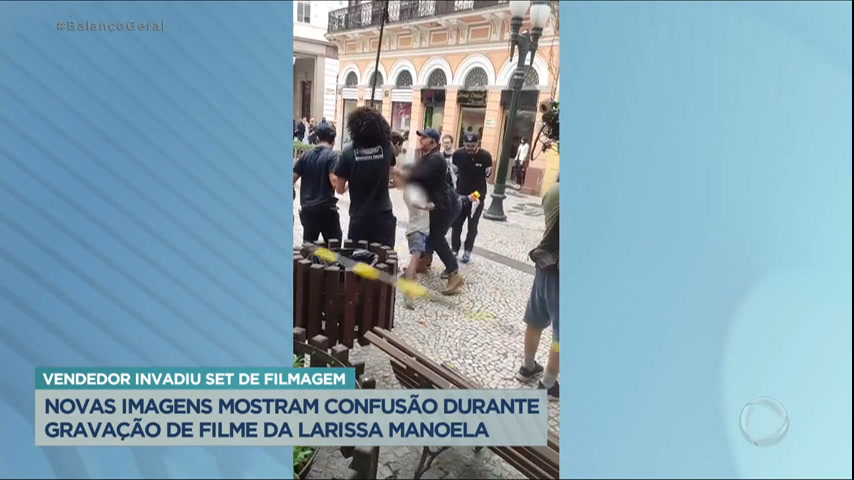 Vídeo: Vendedor que invadiu gravação de filme de Larissa Manoela já havia furado a segurança antes