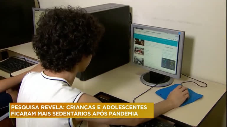 Vídeo: Pesquisa revela que crianças e adolescentes ficaram mais sedentários após pandemia