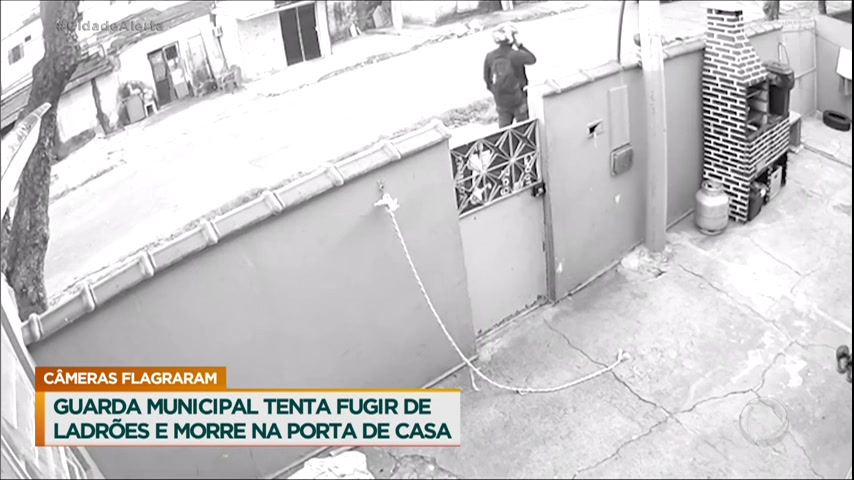 Vídeo: Guarda Municipal é morto a tiros na porta de casa no RJ