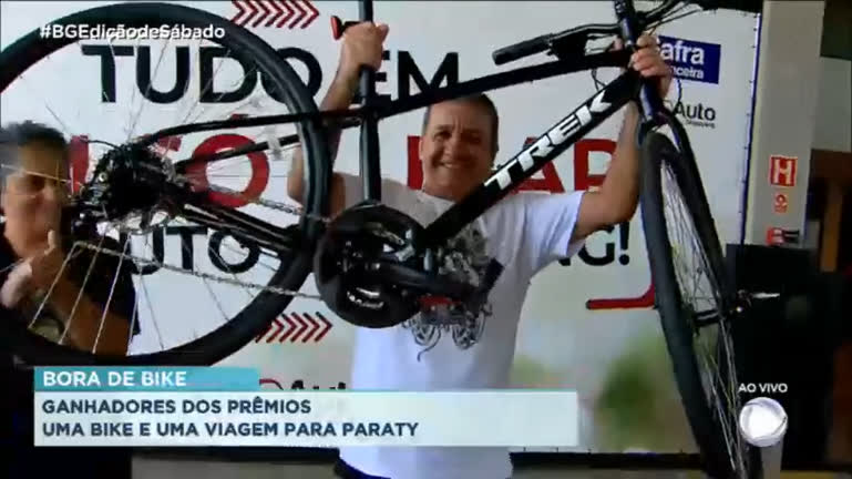 Vídeo: Bora de Bike: participantes recebem prêmios do sorteio