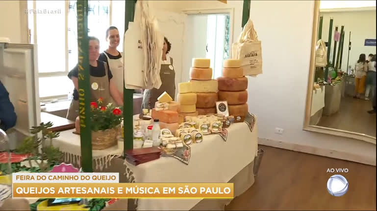 Vídeo: São Paulo recebe feira do Caminho do Queijo Artesanal Paulista neste sábado (27)