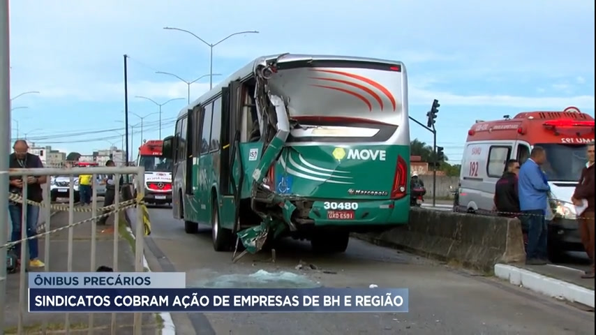 Vídeo: Sindicatos cobram ação de empresas de ônibus e BH e região metropolitana