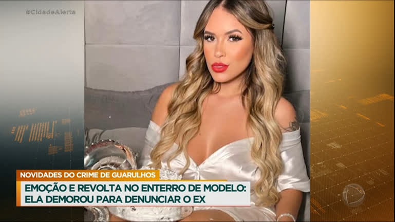 Vídeo: Modelo morta por ex-namorado em Guarulhos é sepultada