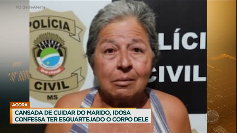 Vídeo: Idosa de 61 anos mata e esquarteja corpo do próprio marido