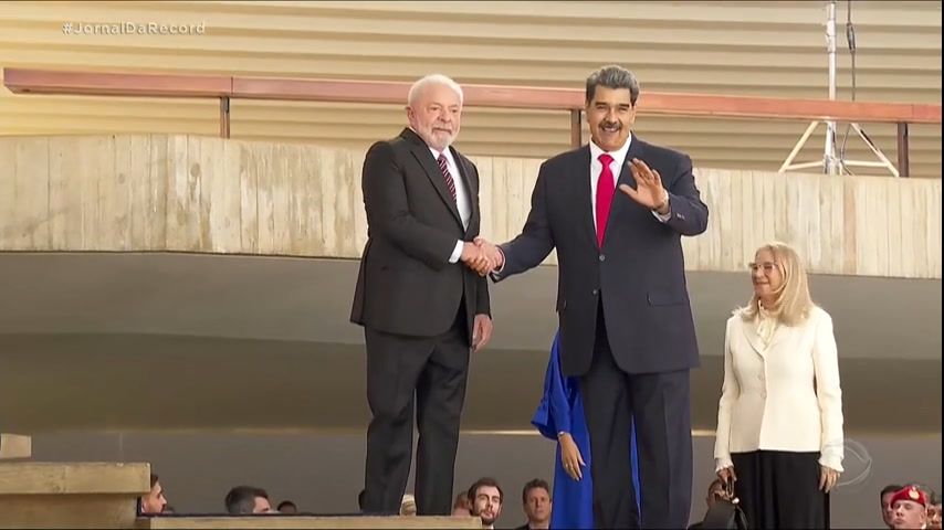Vídeo: Lula recebe Nicolás Maduro no Palácio do Planalto