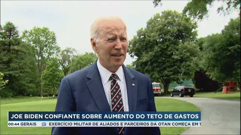 Vídeo: Joe Biden afirma estar confiante de que aumento do teto de gastos será aprovado