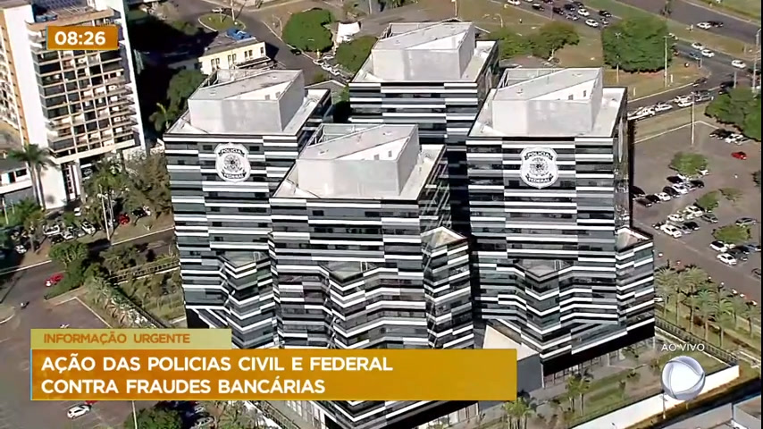 Vídeo: Operação da Polícia Civil e Federal contra fraudes bancárias acontece nesta terça (30)
