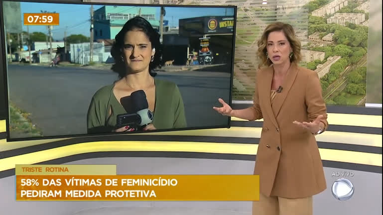 Vídeo: 58% das vítimas de feminicídio no DF pediram medida protetiva