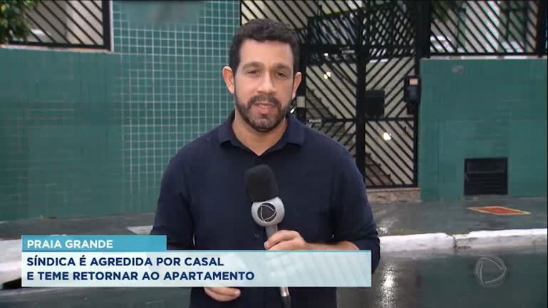 Vídeo: Síndica é agredida por casal em condomínio