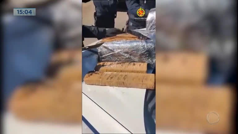 Vídeo: Mulher é presa com 27 kg de maconha em ônibus interestadual