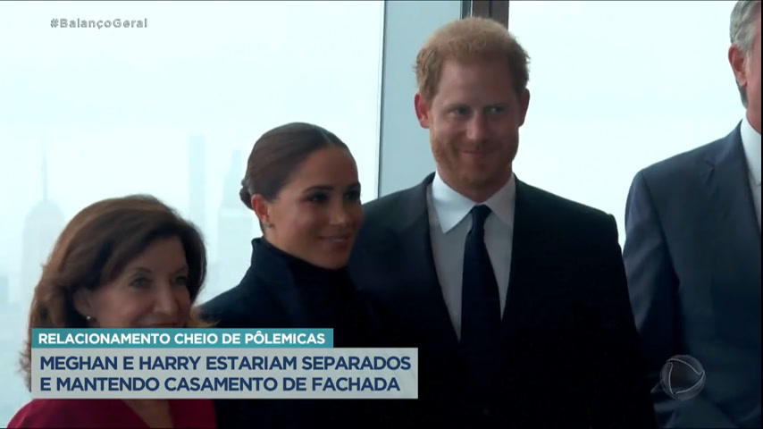 Vídeo: Meghan Markle e príncipe Harry estariam vivendo casamento de fachada