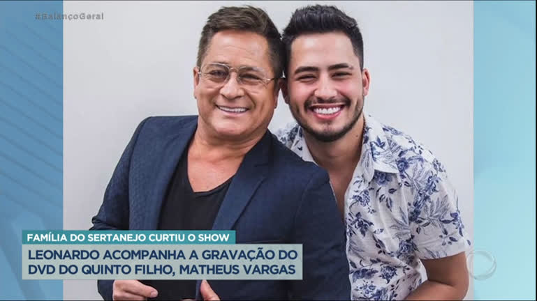Vídeo: Filho de Leonardo e Liz Vargas grava DVD em Goiânia