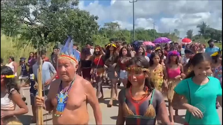 Vídeo: Indígenas protestam em várias regiões do país contra possíveis mudanças na demarcação de terras