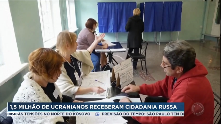 Vídeo: Mais de um milhão de ucranianos das regiões anexadas por Moscou recebem cidadania russa