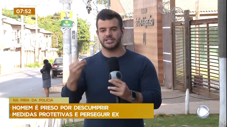 Vídeo: Homem é preso por descumprir medidas protetivas e perseguir ex-companheira, no Lago Sul (DF)