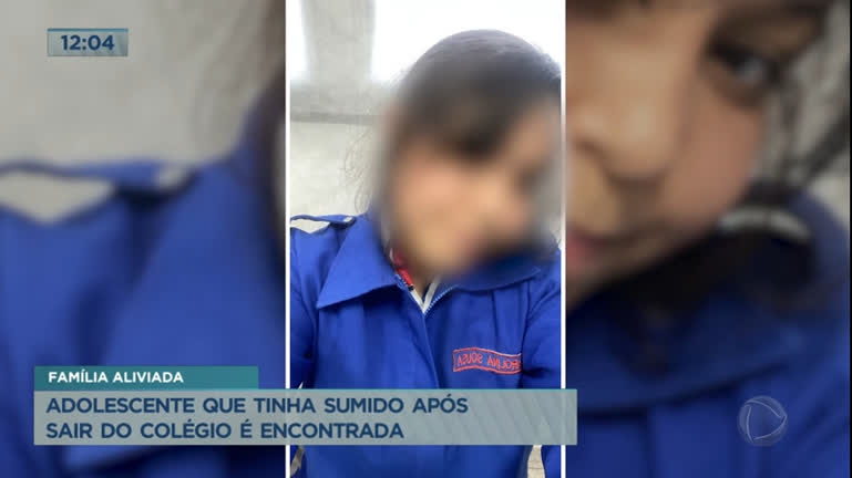 Vídeo: Adolescente de 15 anos que desaparece após sair de colégio militar, em Brasília é encontrada