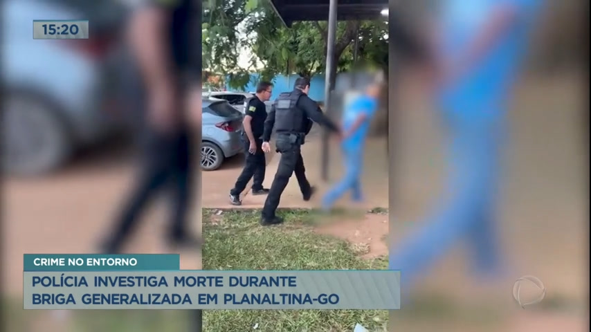Vídeo: Polícia investiga morte durante briga generalizada no Entorno