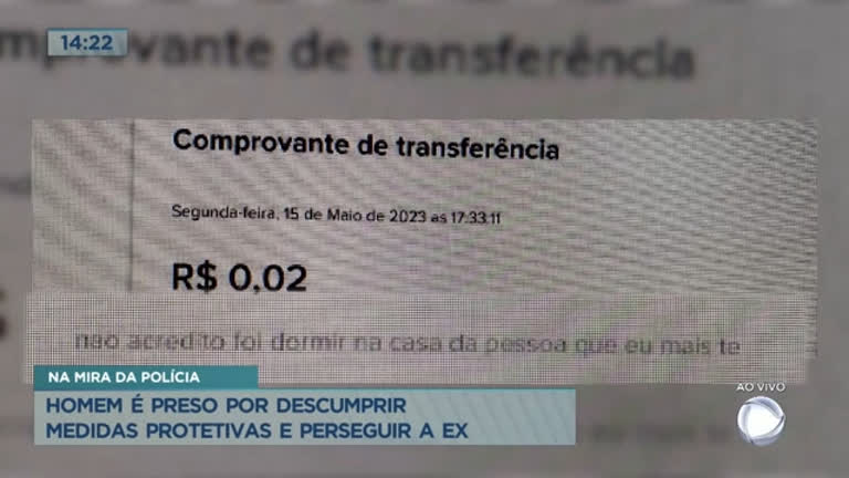 Vídeo: Homem é preso por descumprir medidas protetivas e perseguir ex