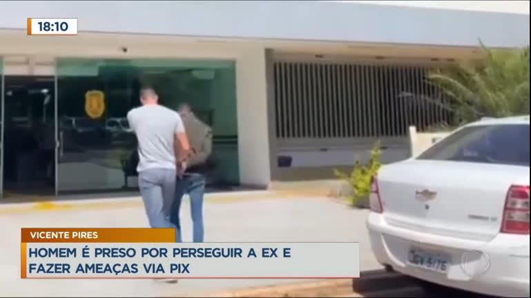 Vídeo: Homem é preso por perseguir ex e fazer ameaças via PIX
