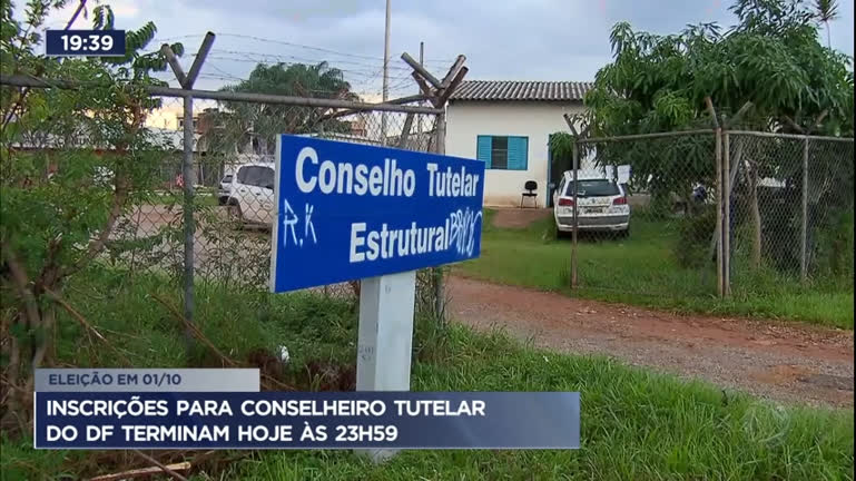 Vídeo: Inscrições para conselheiro tutelar do DF terminam nesta quarta