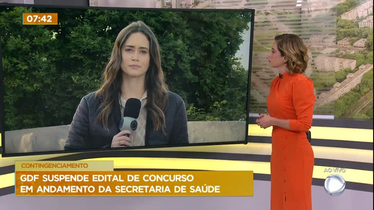 Vídeo: GDF suspende edital de concurso em andamento da Secretaria de Saúde