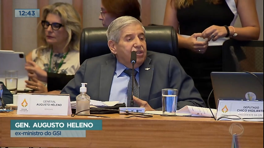 Vídeo: CPI dos atos extremistas ouve general Augusto Heleno nesta quinta (1)
