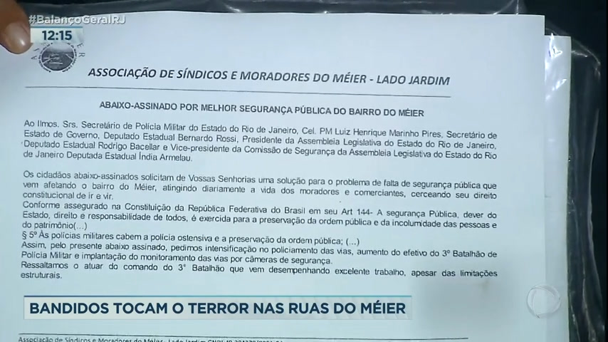 Vídeo: Número de assaltos assusta moradores do Méier, na zona norte do Rio