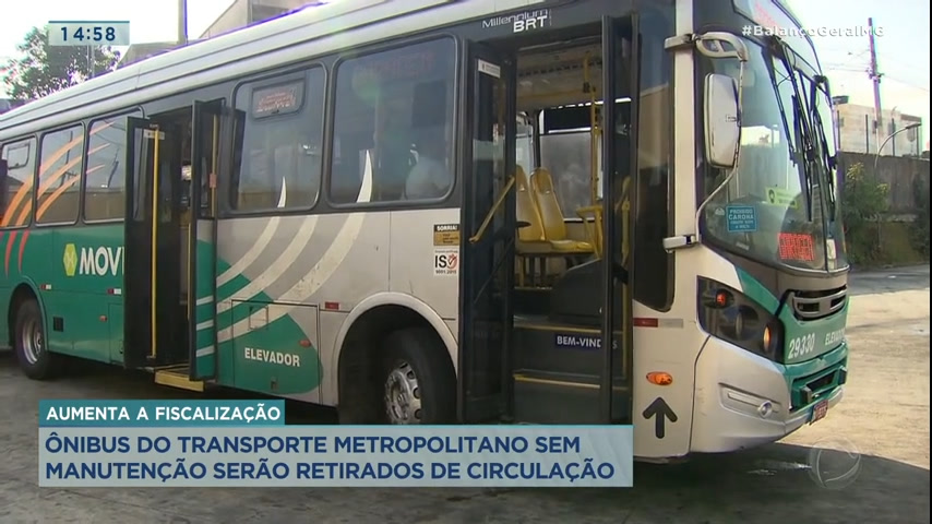 Vídeo: Ônibus do transporte metropolitano sem manutenção serão retirados de circulação