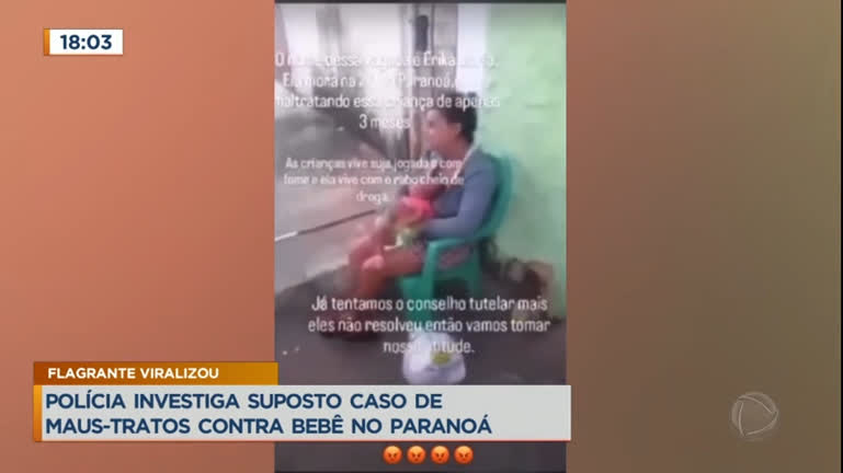 Vídeo: Polícia investiga suposto caso de maus tratos contra bebê no Paranoá