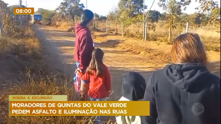 Vídeo: Moradores do Quintas do Vale Verde pedem asfalto e iluminação nas ruas