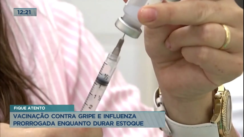 Vídeo: Campanha de vacinação contra gripe é prorrogada enquanto houver estoques