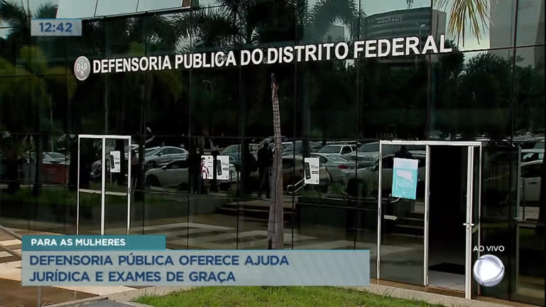 Vídeo: Defensoria Pública oferece ajuda jurídica e exames a mulheres
