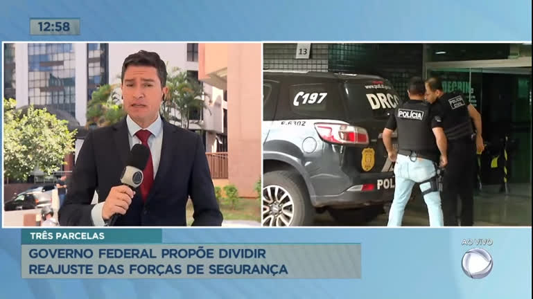 Vídeo: Governo federal propõe dividir reajuste de 18% das forças de segurança do DF