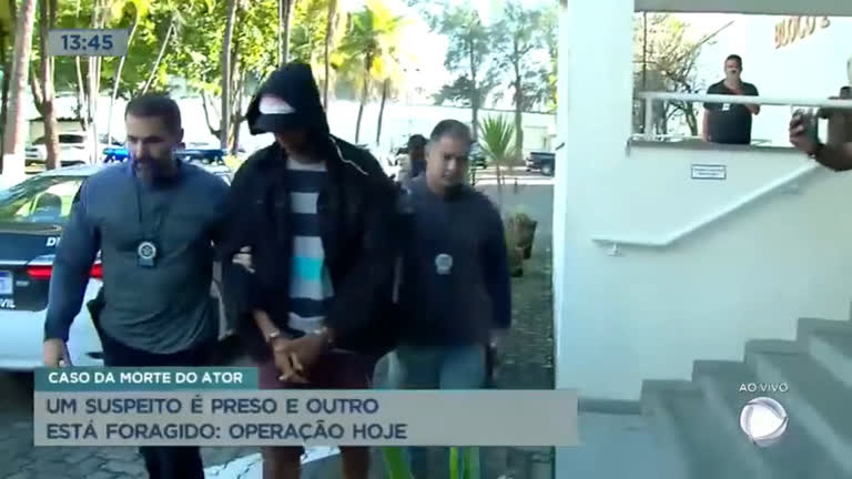 Vídeo: Suspeito de participação na morte do ator Jeff Machado é preso
