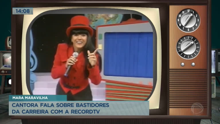 Vídeo: Mara Maravilha fala sobre bastidores da carreira na Record TV