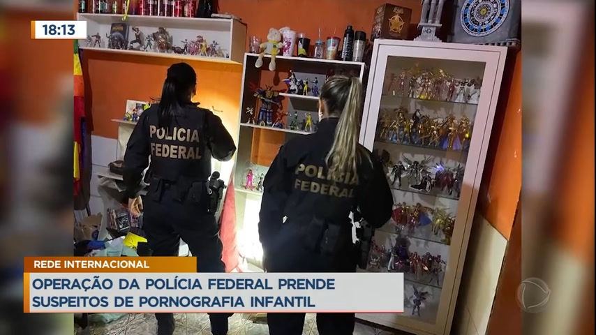 Vídeo: Operação da PF prende suspeitos de pornografia infantil