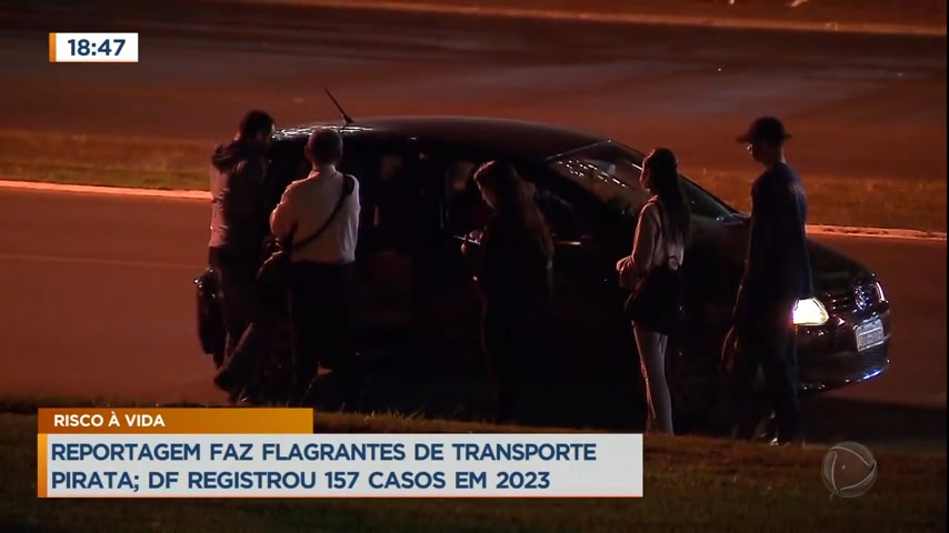 Vídeo: DF registrou 157 casos de transporte pirata em 2023