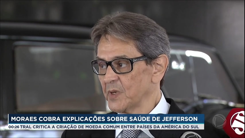 Vídeo: Moraes cobra explicações sobre estado de saúde de Roberto Jefferson