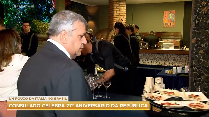 Vídeo: Consulado no Rio celebra 77 anos da República da Itália